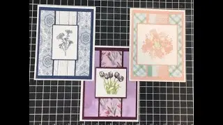 Stampin' Up - 3 cards, 1 layout Facebook Live June 18, 2022