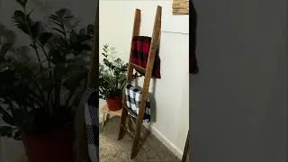 Wooden Blanket Ladder #diy #teamengagement #woodworking #texaswoodworker #wood #teamwork