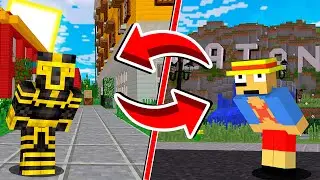 🍌 MASSI Y PANCRI SE INTERCAMBIAN LA CIUDAD DE MINECRAFT 😱