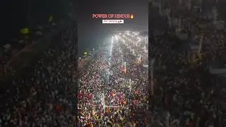 Power of hindus 🔥 || Vansh Garg || #mahakumbh #hindu #ytshorts #shorts