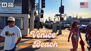 Venice Beach Pier - Spring Vibes [ Walking Tour ] 4K