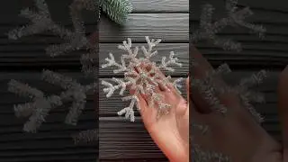 Wow! Easy Christmas Snowflake ❄️ Christmas Crafts ❄️ Christmas Decorations
