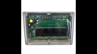 64 Lines Dust Collector Pulse Jet Solenoid Valve Sequential Timer Controller 24VDC 220VAC