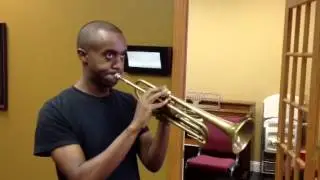 Hermon Mehari plays a Martin Committee at B.A.C. Horn Doctor