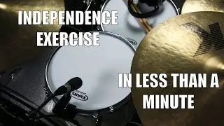 Independence Exercise in less than a Minute - Daily Drum Lesson