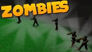 EPIC NEW GAMEMODE! ZOMBIES! | Wooden Battles Halloween Update