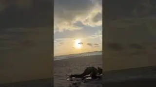 #yoga #beachyoga #yogaflow