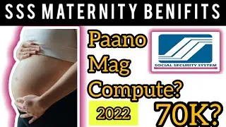 SSS MATERNITY BENIFITS COMPUTATION | Paano Mag Compute ng SSS maternity Benifits.