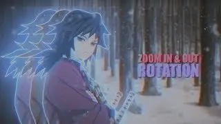 Smooth Zoom In & Out Rotation Transition - After Effects AMV Tutorial