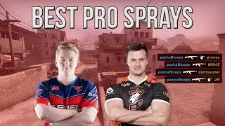 CS:GO - CRAZIEST PRO SPRAYS (SPRAYDOWNS & SPRAY TRANSFERS) ft. Coldzera, pashaBiceps, ScreaM & More!