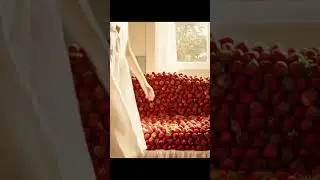 strawberry sofa#amsr#amsreating#amsrsounds