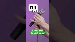 Classic Handle for DJI Mic Mini and RODE Wireless Micro &mdash; Handheld Interview Adapter #djimicmini