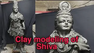 Clay modeling of Shiva