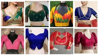 Latest blouse ke front neck blouse designs 2026//New Blouse Design Front Side