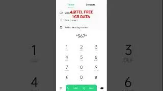 AIRTEL FREE DATA CODE 2024 #AIRTEL FREE 1GB DATA #