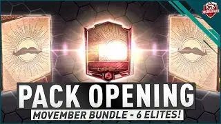 FIFA MOBILE 18 S2 6 ELITES PACKED MOVEMBER BUNDLE PACK OPENING | SEASON 2 MILLION COIN PLAYER PACKED