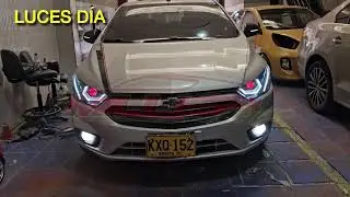 MODIFICACIÓN CHEVROLET JOY FAROLAS, STOPS Y ESPEJOS