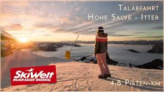 HD Version - SkiWelt - Hohe Salve bis Itter Talabfahrt | planBvoyage