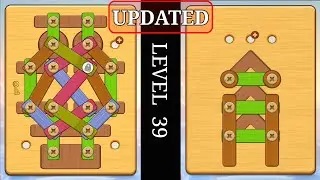 WOOD NUTS & BOLTS PUZZLE LEVEL 39 - UPDATED
