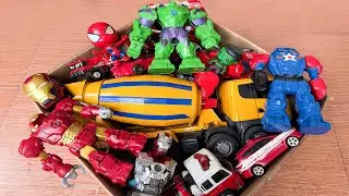 GIANT BOX of TOYS: Amazing Transformation Robot Car Bumblebee, Truck, Train, Bus & Superhero Review