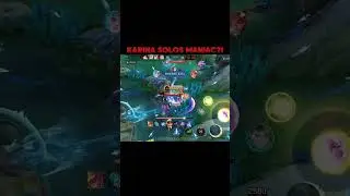 Karina Solos Maniac?! #heatermage #mlbb #shorts