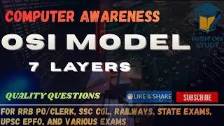 COMPUTER AWARENESS | OSI MODEL | 7 LAYERS | RRB CLERK/PO| SSC CGL | RAILWAYS| STATE EXAMS | #shorts 