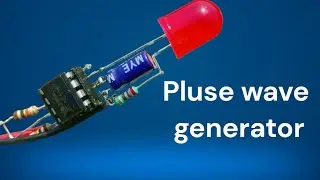 Square Pluse Wave Generator Using 555 ic