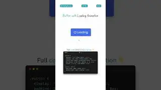 🛒 Add to Cart Button with Loading Animation using HTML & CSS #webdevelopment #coding #css #shorts