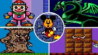 Castle of Illusion Starring Mickey Mouse (Master System) - All Bosses