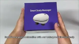 Portable Electric Head Massager for Hair Growth - Cordless Scalp Massage Tool for Relaxation