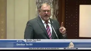 Senate DFL Leader Tom Bakk on the Republican Tax Bill