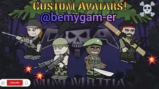 Mini Militia Gameplay ! custom madness live ! Monday chill stream