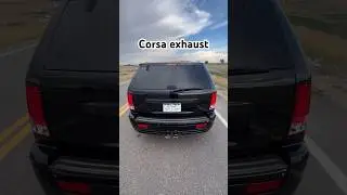 Corsa Exhaust VS Muffler Delete #jeepsrt8 #hellcat #srt #jeepsrt #mufflerdelete #corsa #corsaexhaust