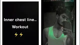 Inner chest line workout 😤||ARISH KHAN||