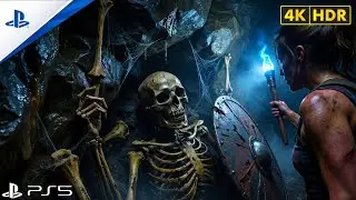 RISE OF THE TOMB RAIDER BEGINS 😱🔥 | Survival in Siberia -[PS5 4K60 FPS] Immersive Cinematic Gameplay