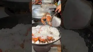 Unique! Salt Baked Crab - Malaysia Street Food