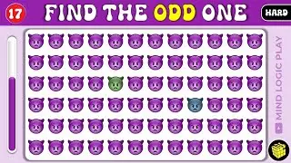 Find The Odd Emoji Out #10 | HOW GOOD ARE YOUR EYES | Emoji Quiz #challenge #dailyquiz #puzzle