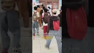 Viral! Belasan Siswa SMK Keroyok Seorang Gurudi Tanjabtim Jambi #shorts