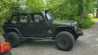 This 6.0l ls2 v8 swapped jku wrangler ripps!!