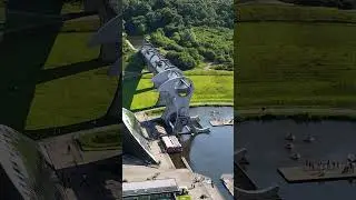Falkirk Wheel on Sunday was suffering from some technical issues but got fixed 😊 #falkirk #drone