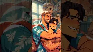 Recess #gay #bara #lgbt #illustration #muscle