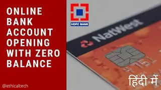 Online bank Account opening with zero balance || How to open online bank account