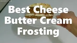 Cheese Buttercream Recipe -  Creamy Cheese Butter Frosting for Carrot Cake