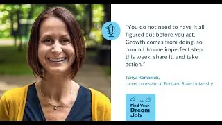 Practice Imperfection in Your Job Search, with Tanya Romaniuk