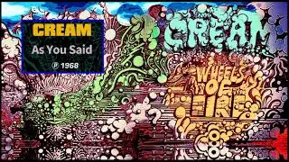 CREAM - As You Said