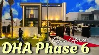 1 KANAL Ultra Modern House | DHA Phase 6 Sector N | Fully-Furnished | Open House | 16.25 Crore