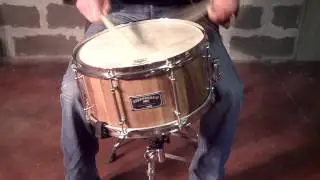 Steppodrum Stave Snare in  Walnut 13x7