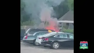 Firefighters snuff out car fire in Texas City
