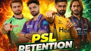 PSL 11 SHOCKING RETENTION | BABAR AZAM RETAIN #cricket #psl #cricketleague #youtubevideo  