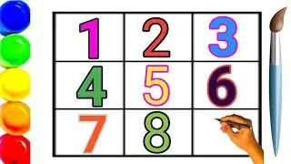 Counting sikhe || kids ke liye counting video || 1 to 10 tak likhe || phonic song || colour name.